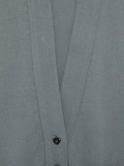 Cardigan per donna Alysi grigio con scollo a V 216429 P6006 NUBE ALYSI 