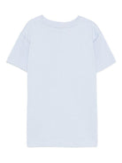 T-shirt per bambino Molo azzurra con stampa dinosauro e vulcano 1W25A208 9722 MOLO 