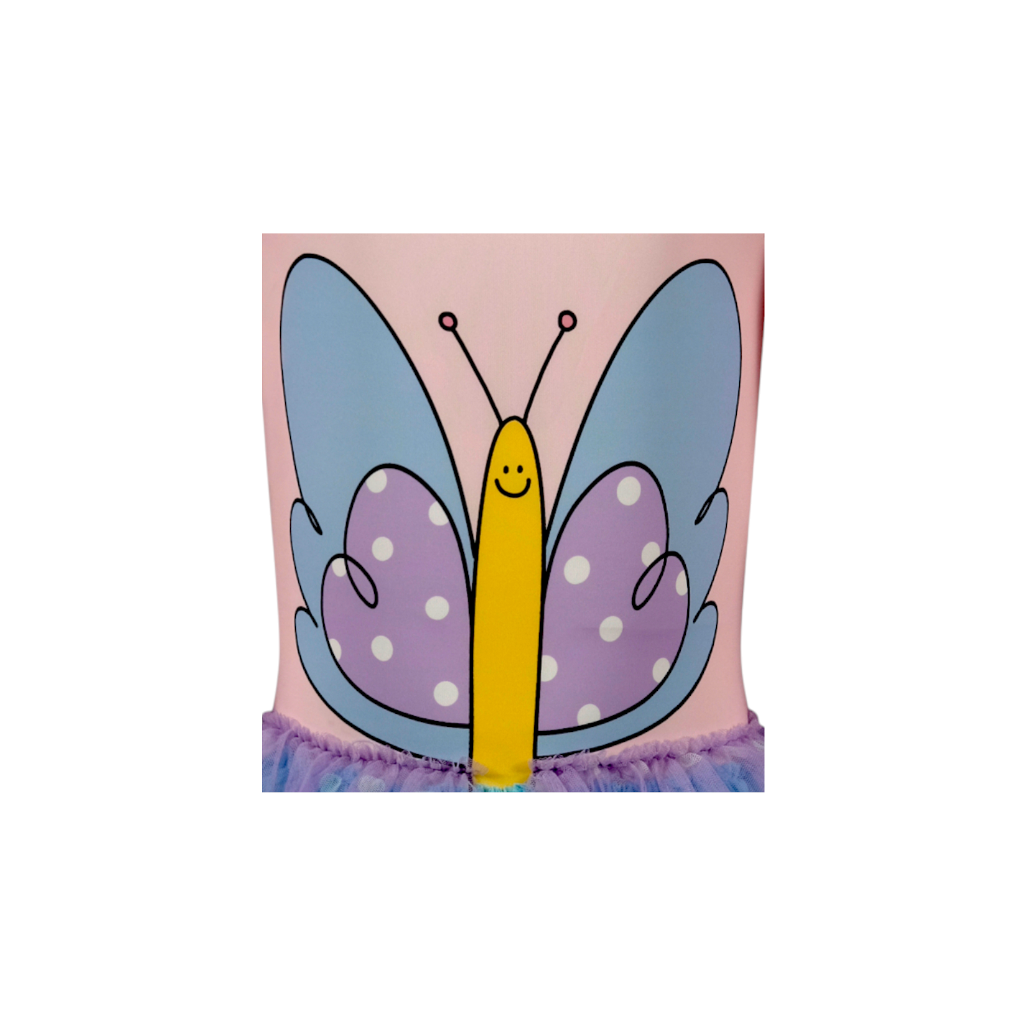 Abito per bambina Stella mcCarteny Kids multicolore a maniche lunghe con dettagli a farfalle TY1A40 Z0157 51R STELLA McCARTNEY KIDS 