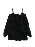 Tuta intera per bambina Pinko Kids nera con bretelle sottili KFTA0140CA005 N000 PINKO KIDS 