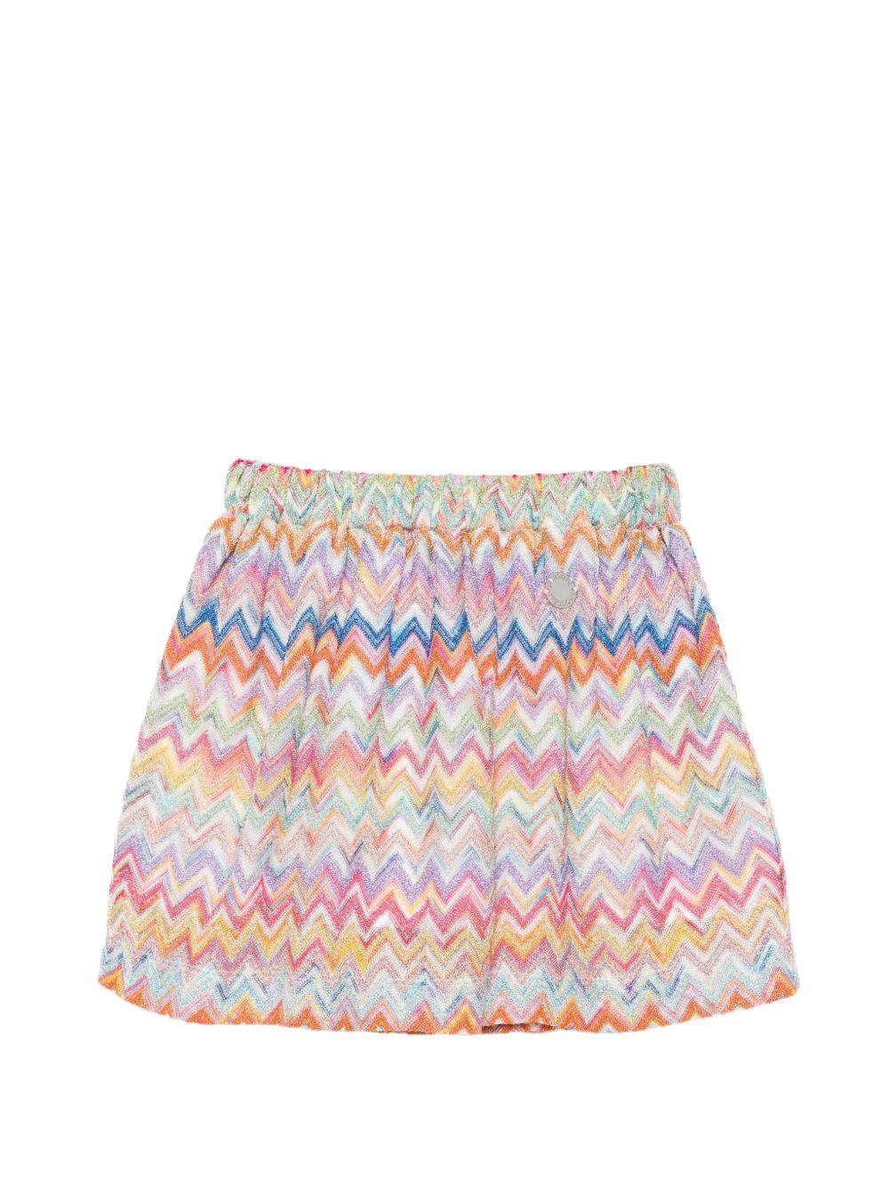 Gonna per neonata Missoni Kids multicolore con motivo a zigzag MY7011 Q0107 999 MISSONI KIDS 