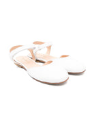 Ballerine per bambina Andrea Montelpare bianche in pelle con punta smussata MT11626 VAR1 MONTELPARE TRADITION KIDS 