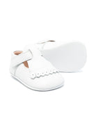Scarpe primi passi per neonata Eli1957 bianco con soletta in pelle con logo 10028AL BLANCO Eli Kids 