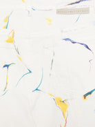 Pantaloni per bambina Stella McCartney Kids bianchi con stampa grafica TY6D50 Z3474 101MC STELLA McCARTNEY KIDS 