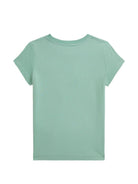 T-shirt per bambino Polo Ralph Lauren Kids verde con stampa cane 312A11768 001 Ralph Lauren kids 