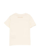 T-shirt per neonato Trussardi Junior beige con logo sul davanti TIP26048TS BEIGE N.E. TRUSSARDI KIDS 