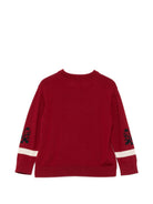 Maglione per bambino Etro Kids rosso con motivo Pegaso ricamato GZ9P00 Z4117 418 ETRO KIDS 