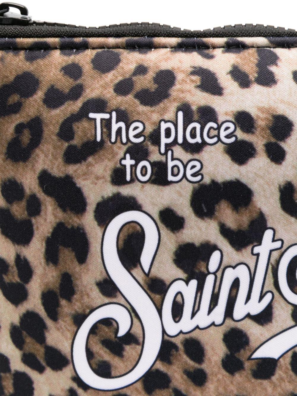 Pochette Aline MC2 Saint Barth animalier con stampa logo sul davanti ALIN001 00653L MC2 ST. BARTH 