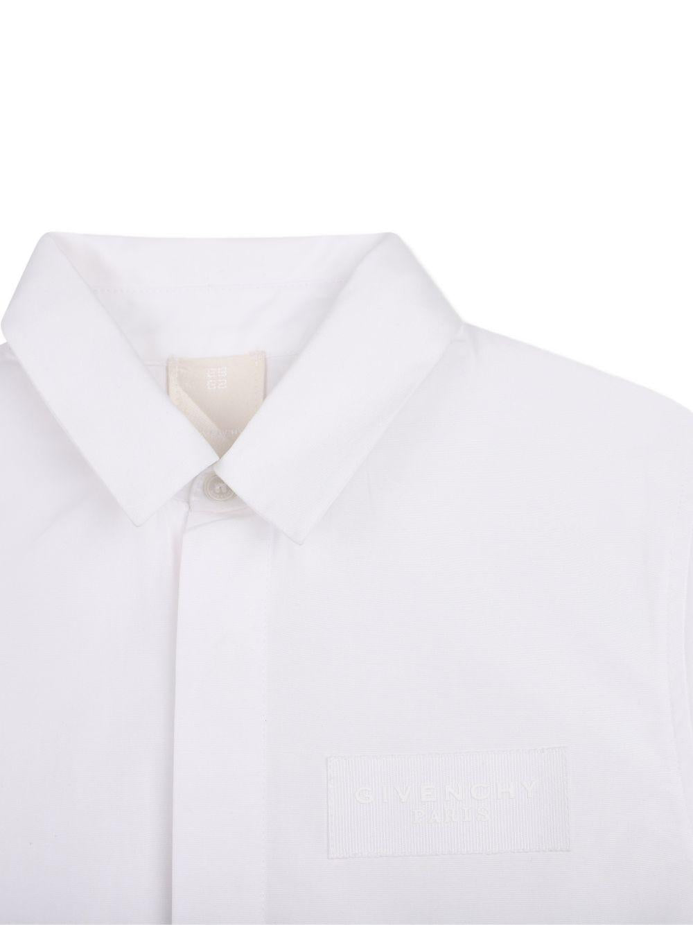 Camicia per bambino Givenchy Kids bianca con colletto classico H31391 10P GIVENCHY KIDS 