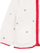 Giubbino per bambina Stella McCartney Kids bianco con ricami floreali TZ2A47 Z3881 189EM STELLA McCARTNEY KIDS 