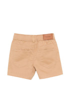 Shorts per neonato Trussardi Jeans beige con passanti per cintura TIP26074BE BROWN MAC. TRUSSARDI KIDS 