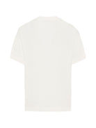 T-shirt per bambino Fendi Kids bianca con stampa logo sul davanti JMI504 7AJ F1UVR FENDI KIDS 