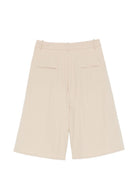Shorts per donna Alysi beige con design  plissettato 116146 P6007 AVENA ALYSI 