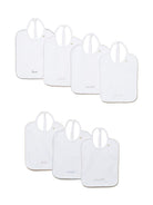 Set di sette bavaglini per neonati Bonpoint bianchi con ricamo giorni della settimana PESBAVOIRS 000 BONPOINT KIDS 