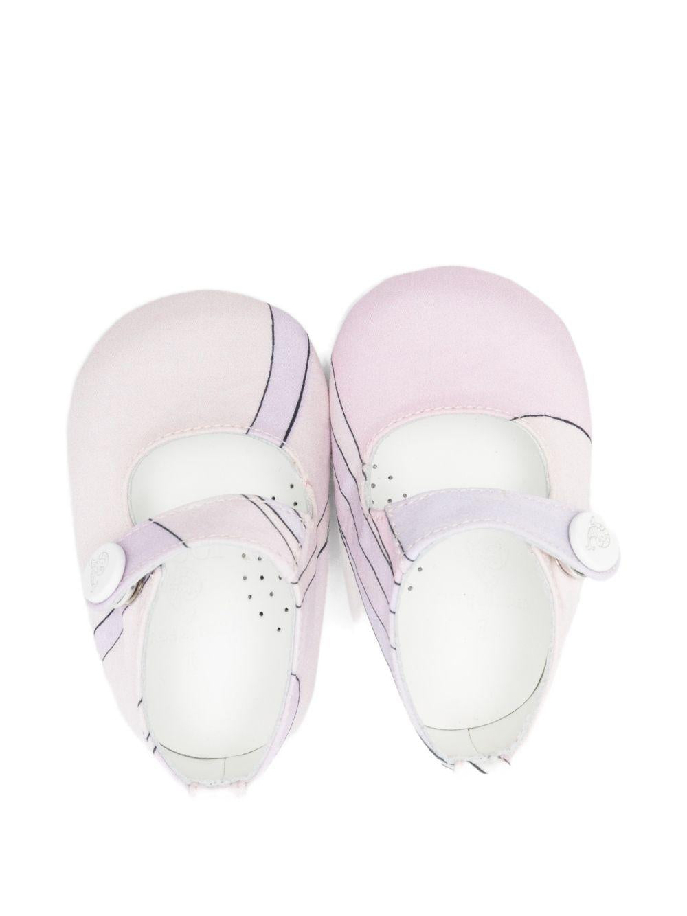 Scarpe per neonata Emilio Pucci Junior rosa con cinturino PY0076 S0232 508LI EMILIO PUCCI KIDS 