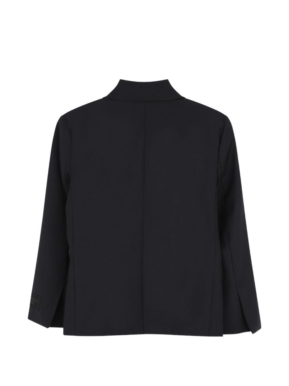 Giacca per bambino Givenchy Kids nera con revers classici H31407 09B GIVENCHY KIDS 