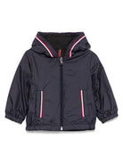 Giacca Granduc per neonati Moncler Enfant blu con cappuccio L19511A0004153A5E 742 MONCLER ENFANT 