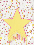 Abito per bambina Stella McCartney Kids bianco con stampa stelle e frange TX1B60 Z3092 103MC STELLA McCARTNEY KIDS 