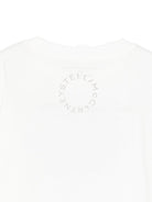 T-shirt per bambino Stella McCartney Kids bianca con scritta sul davanti TY8C31 Z0434 101 STELLA McCARTNEY KIDS 