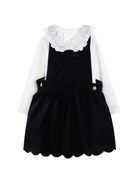 Abito per neonata Chloé Kids blu con colletto arricciato C20716 N68 CHLOE' KIDS 