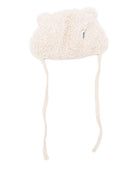 Cappello per neonati Molo beige con motivo a faccia d'orso 7W25T202 5553 MOLO KIDS 