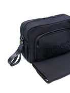 Borsa per neonato Boss Kids blu scuro con ciondolo giocattolo J53178 849 BOSS KIDS 