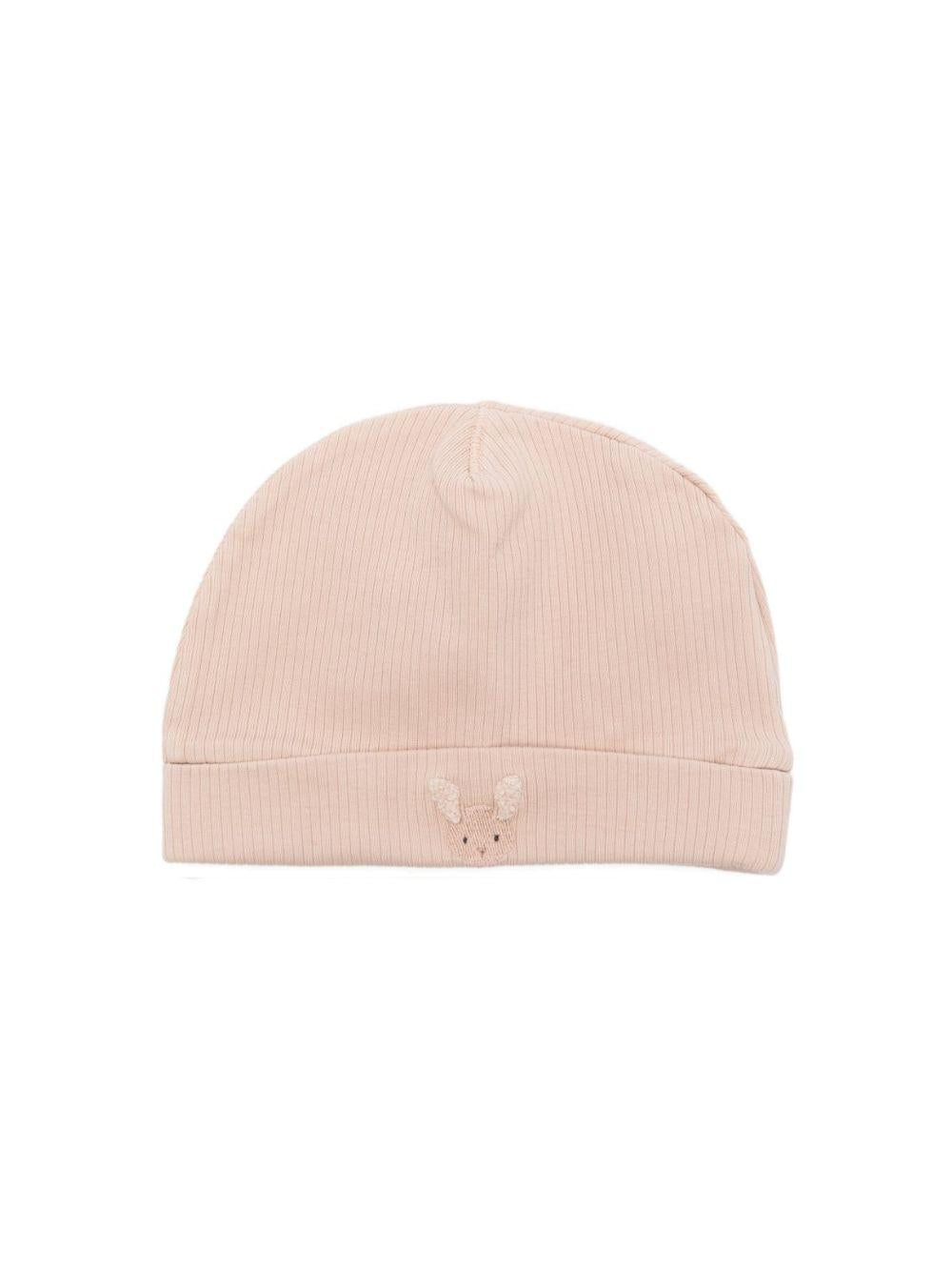 Cappello Beller per neonata Donsje rosa con ricamo coniglio 3037906 00074 DONSJE 