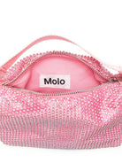 Borsa a tracolla per bambina Molo rosa con decorazioni in cristalli 7S26V105 8058 MOLO KIDS 