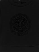 Felpa per neonato Balmain Kids nero con testa di leone BX4600 Z3183 930 BALMAIN KIDS 