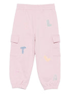 Pantaloni sportivi per bambina Stella McCartney Kids rosa con tasche cargo TX6B30 Z3059 568 STELLA McCARTNEY KIDS 