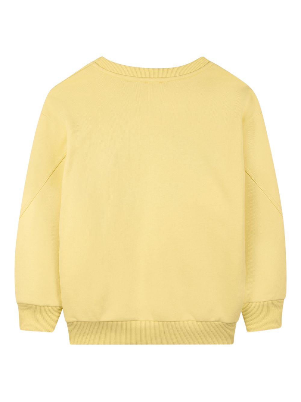Felpa per bambino Givenchy Kids giallo con logo H31214 524 GIVENCHY KIDS 