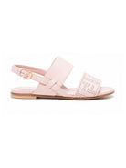 Sandali per bambina Fendi Kids rosa con logo JFR509 ARID F0UH3 FENDI KIDS 