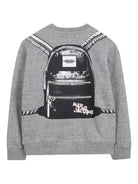 Felpa per bambino The Marc Jacobs Kids grigio con stampa grafica W60623 A35 THE MARC JACOBS KIDS 
