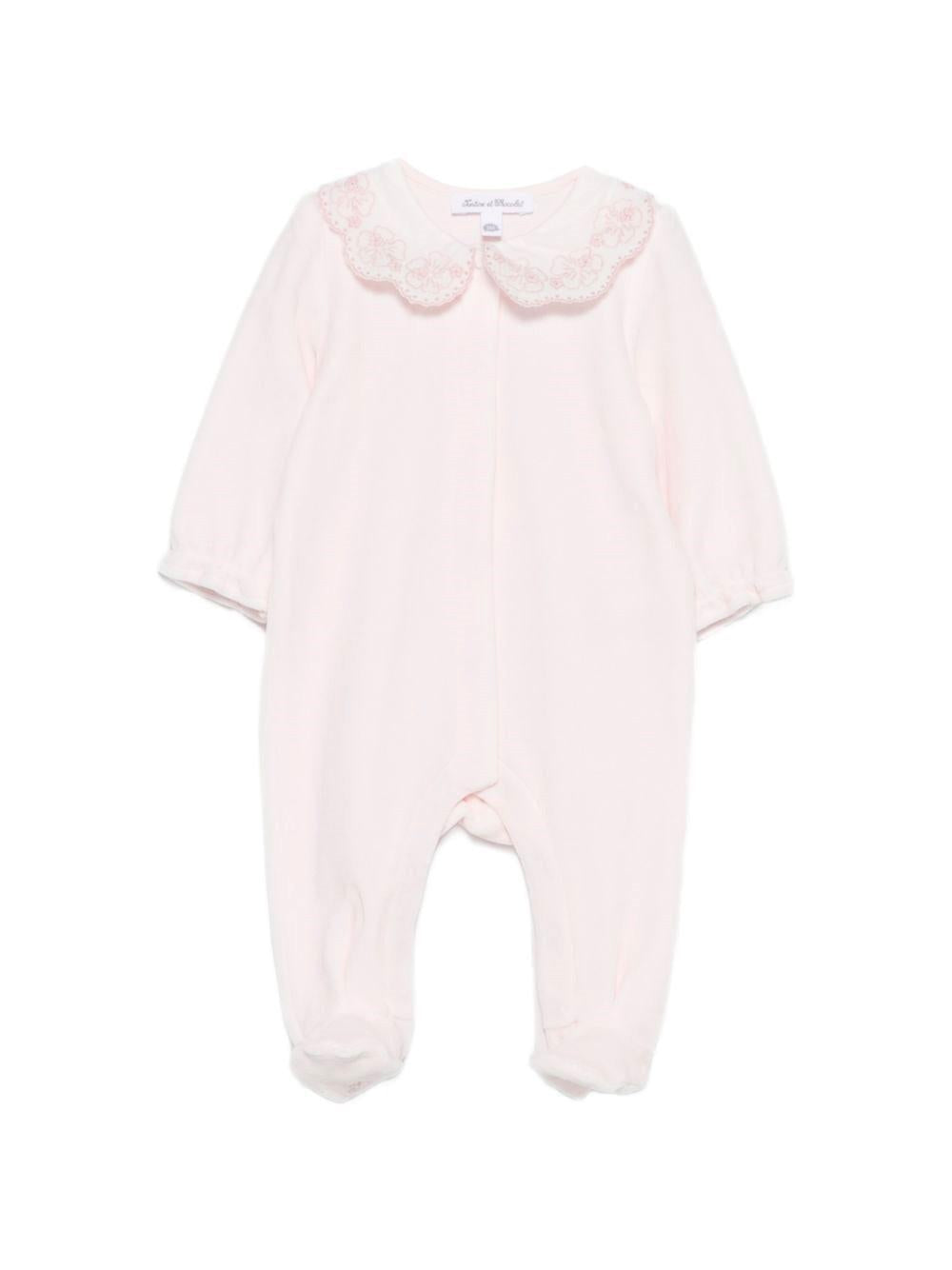 Tutina per neonata Tartine & Chocolat rosa con finitura in pizzo CC54090 31 TArtine & Chocolat KIDS 