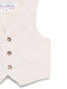 Gilet per neonato Tartine Et Chocolat beige con scollo a V CC16001 17 TArtine & Chocolat KIDS 