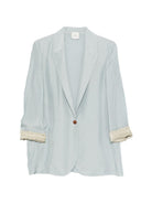 Blazer per donna Alysi azzurro con dettagli testurizzati 116808 P6003 CIE ALYSI 
