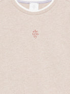 T-shirt per bambino Eleventy Kids beige con logo sul davanti EY8P31 Z3711 873AV ELEVENTY KIDS 