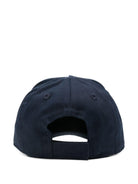 Cappello per neonato Boss Kids blu con logo sul davanti J53141 849 BOSS KIDS 