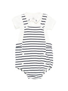 Set t-shirt e tutina per neonato Petit Bateau multicolore con design a righe A0EZ3 01 PETIT BATEAU KIDS 