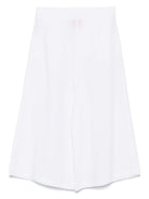 Pantaloni sartoriali per donna Merci bianco con dettagli plissettati P408U WHITE MERCI 