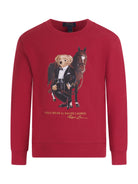 Felpa per bambino Polo Ralph Lauren Kids rossa con stampa Polo Bear 322A10261 003 Ralph Lauren kids 