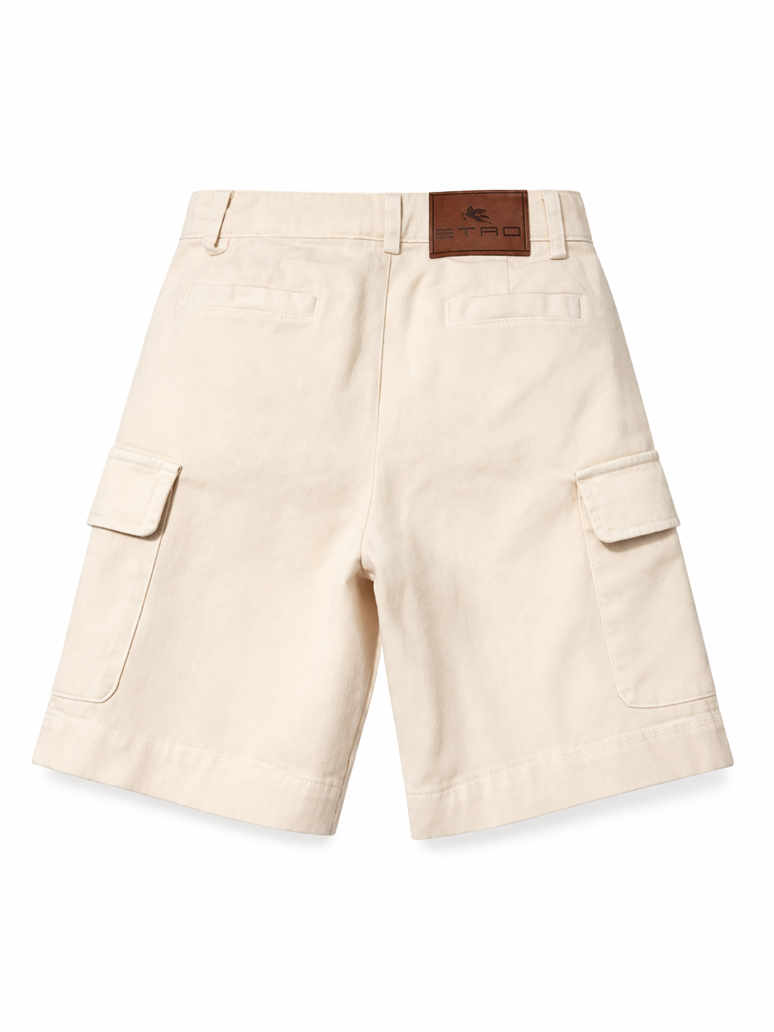 Shorts per bambino Etro Kids beige con applicazione logo sul retro GY6P49 G0064 105 ETRO KIDS 