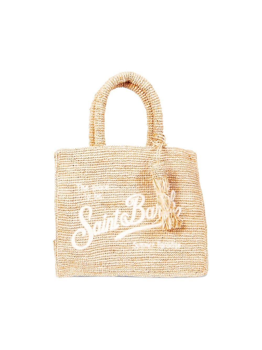 Borsa Colette MC2 Saint Barth beige con dettaglio nappa COL0013 00222L MC2 ST. BARTH KIDS 