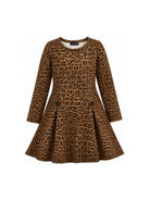 Abito per bambina Monnalisa Kids animalier con stampa leopardata 41H902 8624 0080 MONNALISA KIDS 
