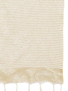 Telo mare MC2 Saint Barth beige con motivo a righe FOUT016 09141L MC2 ST. BARTH KIDS 
