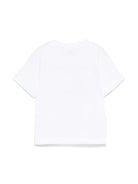 T-shirt con stampa per neonato Il Gufo bianco con orlo dritto P25TS480MF001 156 IL GUFO 