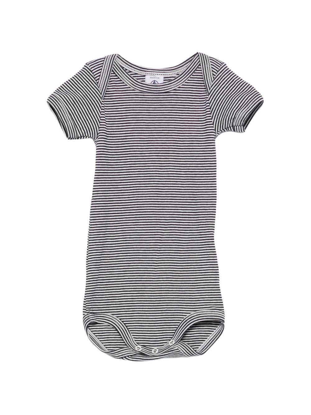 Set tre body per neonato Petit Bateau multicolore a maniche corte A0FQU 00 PETIT BATEAU 