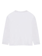 T-shirt a maniche lunghe per bambina Marc Jacobs Kids bianca con stampa grafica a cuore W60611 10P THE MARC JACOBS KIDS 