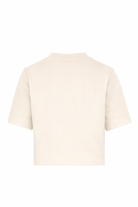 T-shirt per bambina Palm Angels Kids bianca con stampa grafica sul davanti PGAA004S26JER002 002 PALM ANGELS KIDS 