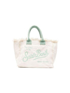 Borsa Vanity MC2 Saint Barth bianca con manici a contrasto VANI001 09481L MC2 ST. BARTH KIDS 